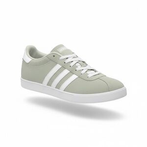 ADIDAS Women's Courtset Ortholite Float Mint Green Suede Retro Sneakers - Sz 7.5